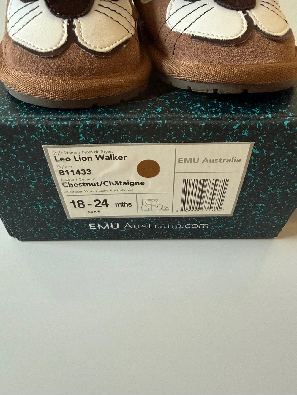 Emu Kids Brown Lion Slipper Boots